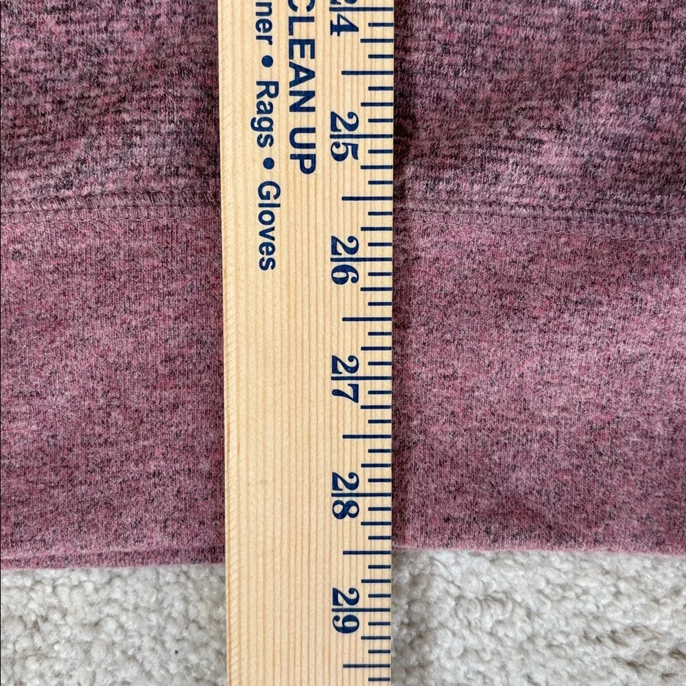 Banana Republic Ultra Soft Waffle Thermal Pullover‎ Heather Burgundy Mens Large